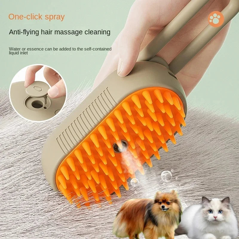 3-in-1 Steam Pet Brush