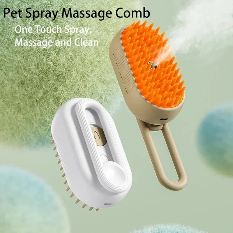 3-in-1 Steam Pet Brush